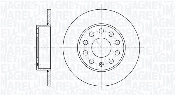 MAGNETI MARELLI Jarrulevy 361302040117